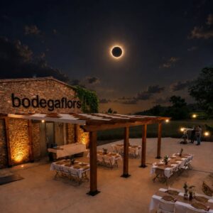 Vive el eclipse solar del 12 de agosto en Bodega Flors