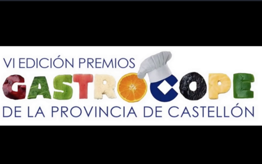 Vicente Flors recoge el premio GastroCope Castellón