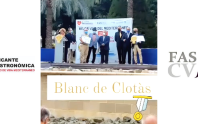 Blanc de Clotàs 2020: medalla de oro en el 1er Concurso de Vinos del Mediterráneo